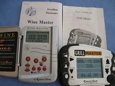 EXCALIBUR Wine Enthusiast & Grill Master~ lot 2 electronic reference game VGC