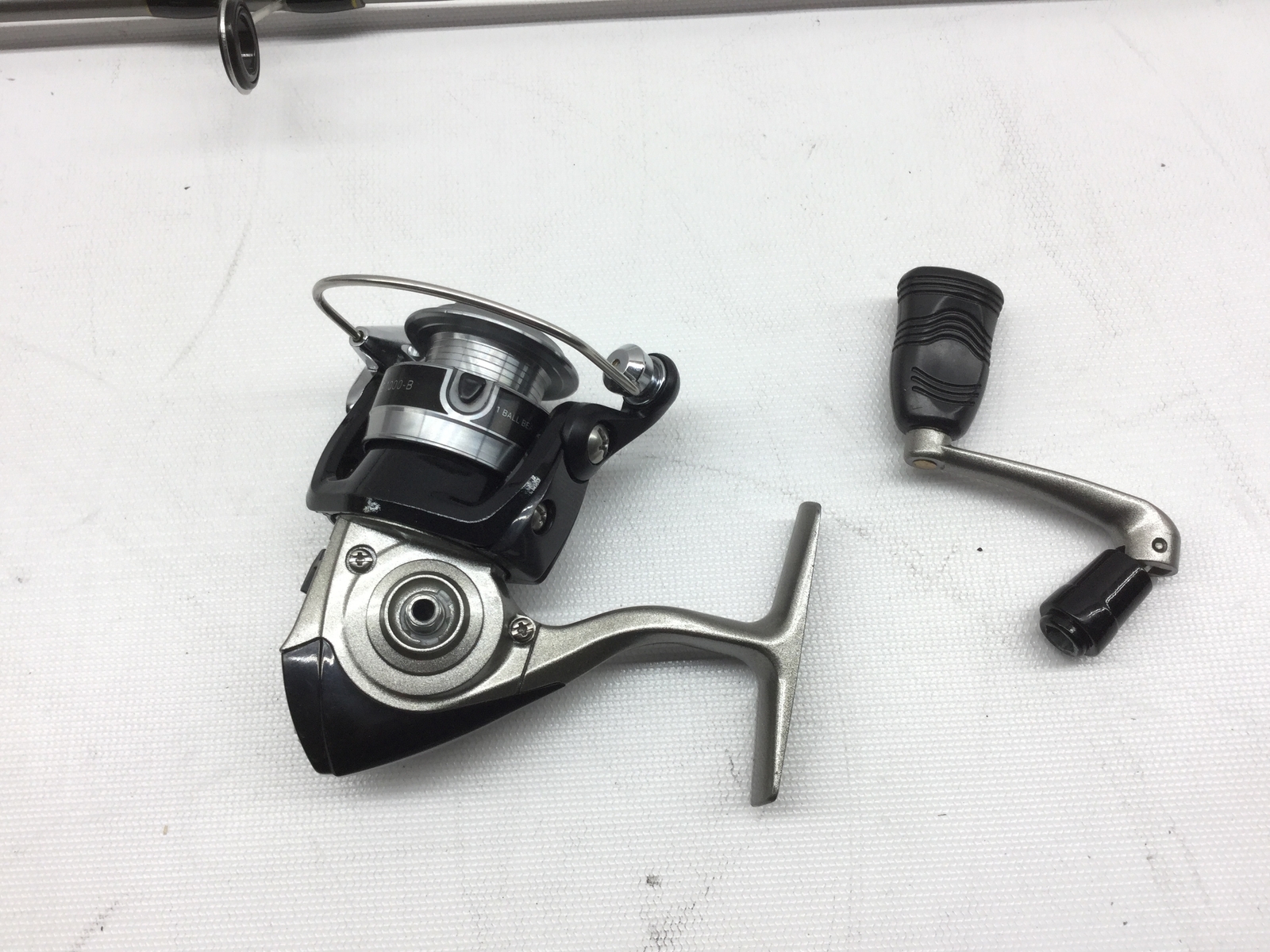 daiwa mini system minispin ultralight spinning reel and rod combo in hard carry case