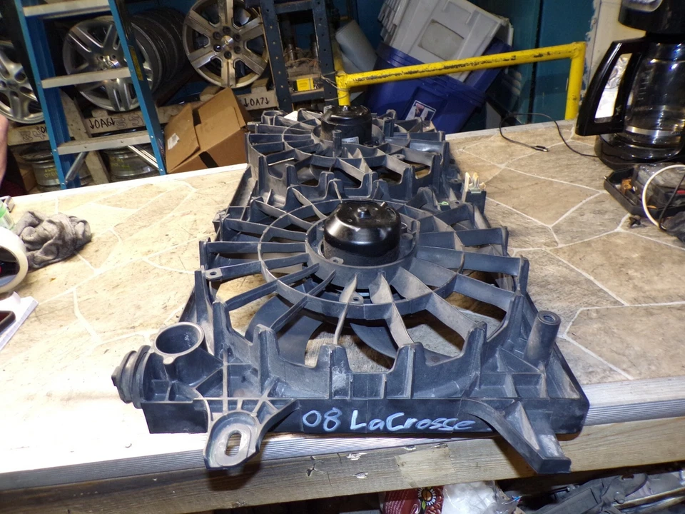 ☼2005-2009 BUICK LACROSSE MOTOR DE REFRIGERACIÓN ELÉCTRICO MONTAJE VENTILADOR UNIDAD DE FÁBRICA OEM Foto 4 de 4