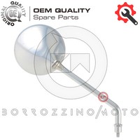 Rechter Homologierter RüCkspiegel Chrom Piaggio Vespa GT 60 Euro 3 250