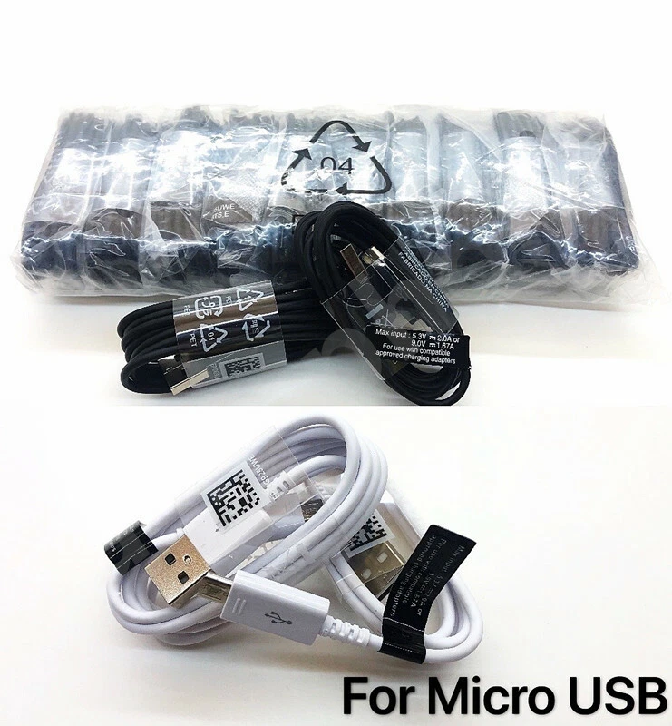 10/100 Type-C Fast Charging Cable For  Samsung Phone Android Black&whihte LOT - Image 4 of 4