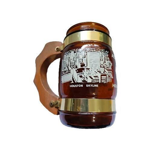 Houston Astros Astrodome Fass Becher Holzgriff Vintage Siesta Ware - Bild 3 von 11