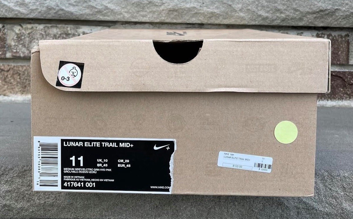 Size 11 - Nike Lunar Elite Trail + Mid Vivid Pink for sale online