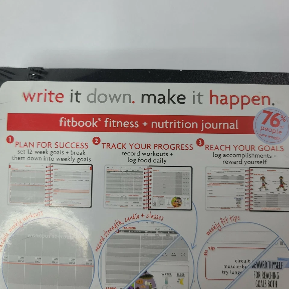 Fitlosophy Fitbook: 12 Week Fitness & Nutrition Journal + FREE Workout Download - Image 4 of 4