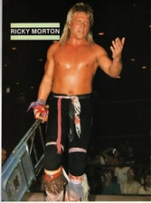 NWA NATIONAL WRESTLING ALLIANCE PINUP #2 (1988) RICKY MORTON ROCK & ROLL EXPRESS