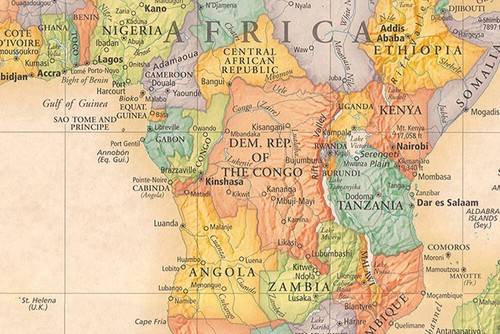 120×80cm MAP OF THE WORLD POSTER GIANT SIZE WALL PRINT TRAVEL MAP DECORATION - Picture 4 of 10