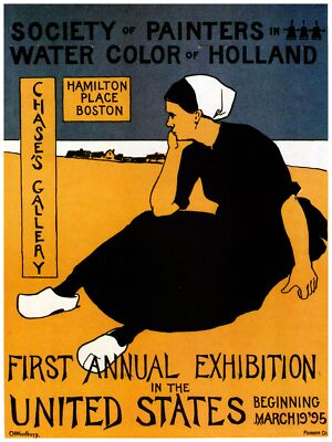 アートポスター 3719.Gallery Annual Exhibition Poster.Art Decor.Home room interior