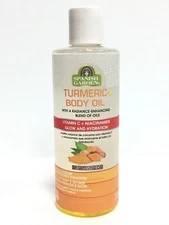 Spanish Garden Garlic Turmeric Body Oil, 8 oz