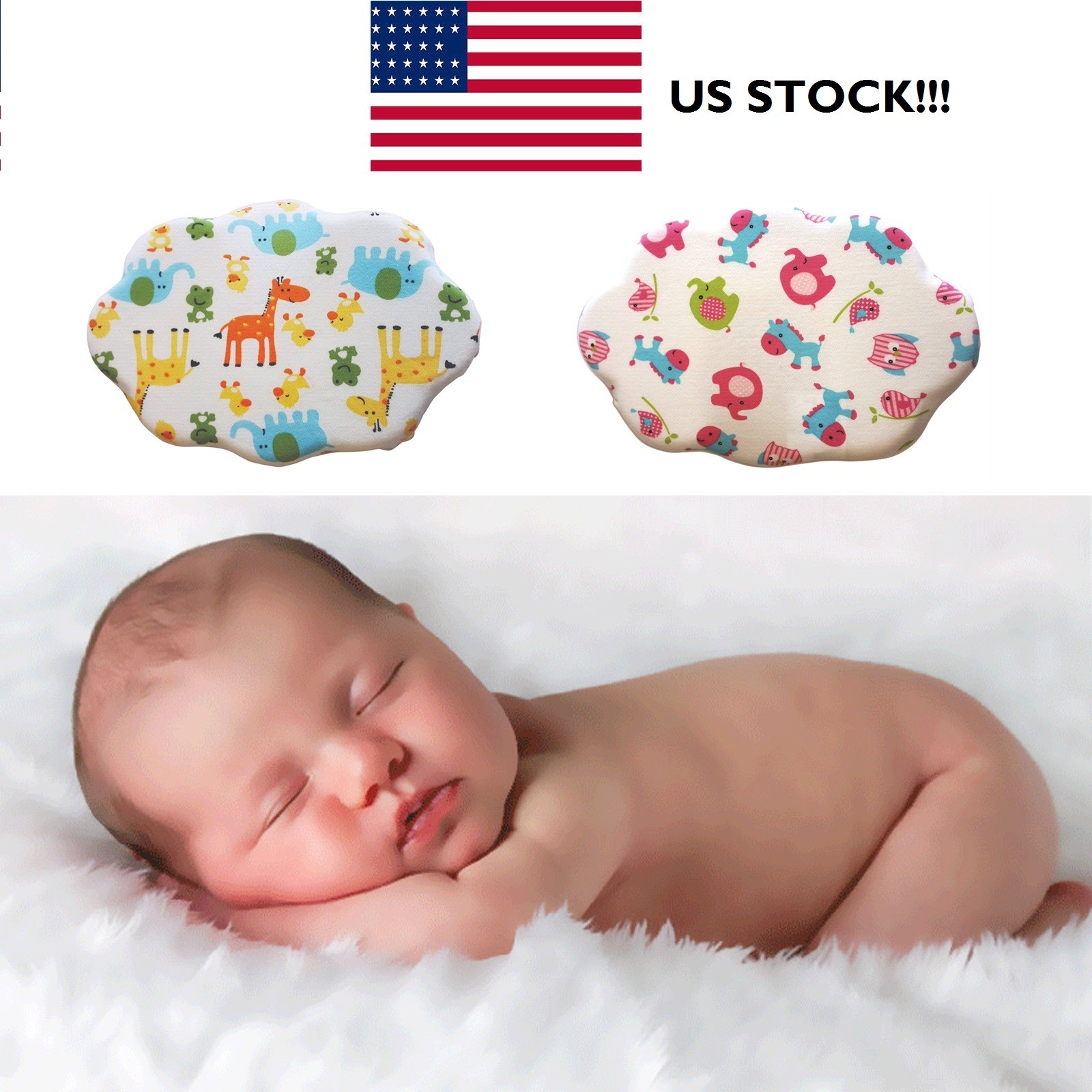 baby pillow to help flat head