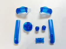 Clear Dark Blue Button Set - R L Bumper, A B D-Pad for Nintendo Game Boy Advance