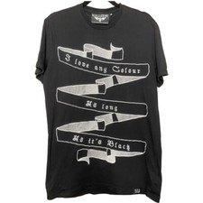 Killstar T-shirt Medium Embroidered 2010 Gothic Black Occult