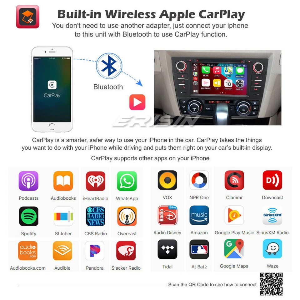 Android 11 Autoradio GPS Navi für BMW 3er E90 E91 E92 E93 M3 DAB+4G CarPlay OBD2 - Bild 4 von 4