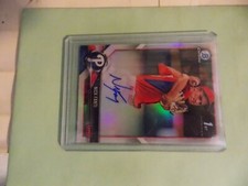 2018 Bowman Chrome Nick Fanti Refractor Auto Autograph #418/499 Phillies 