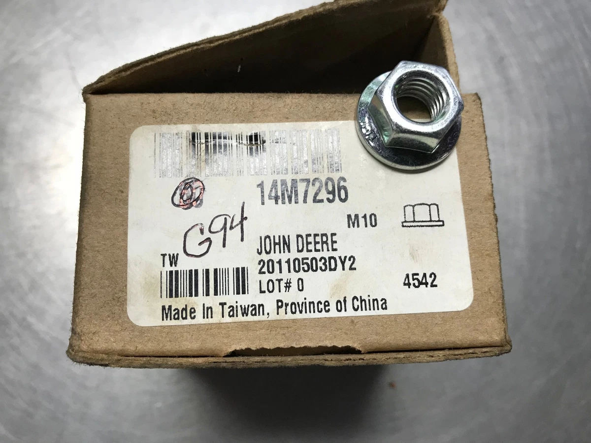14M7296 GENUINE OEM JOHN DEERE NUT | eBay