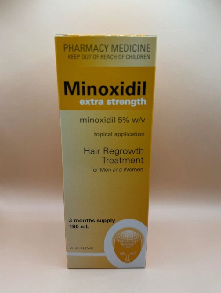Minoxidil Extra Strength 5% 180ml 3 MONTH Regaine Generic HAIR LOSS TREATMENT - image 4 of 4