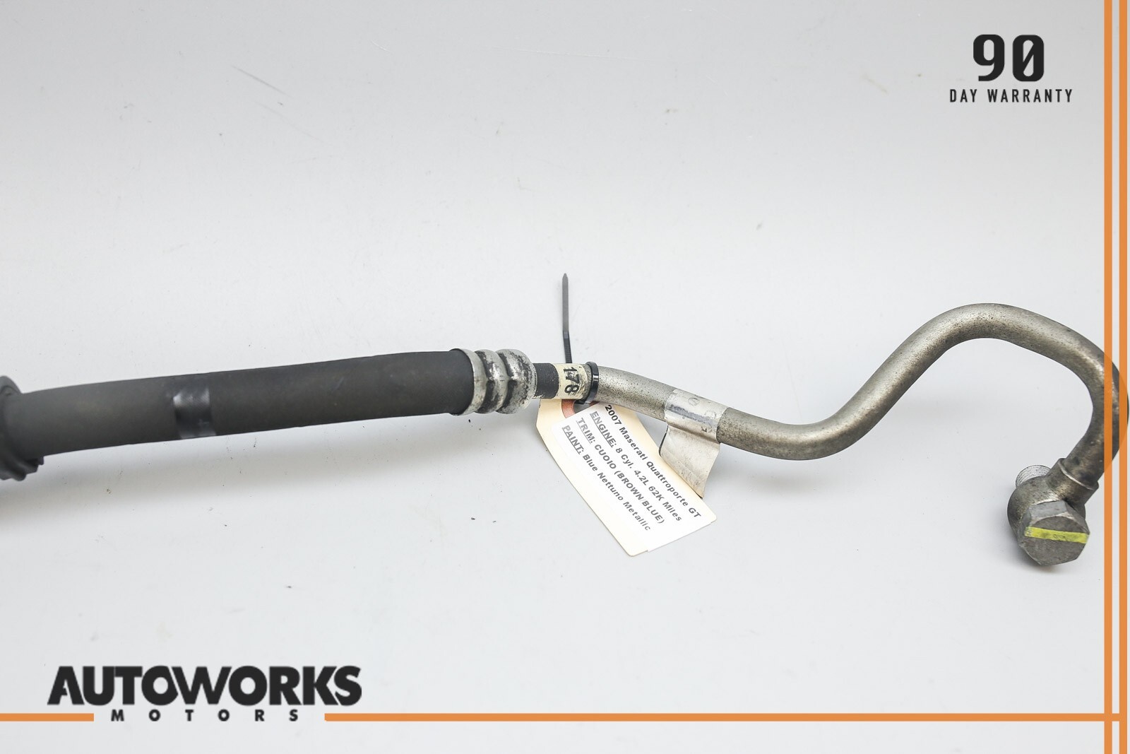 04-11 Maserati Quattroporte M139 P/S Power Steering High Pressure Hose Line OEM