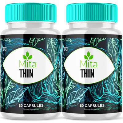 Mita Thin Supports Weight Management, Metabolism and Boosts Energy (2 Pack)