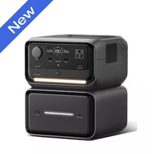 EcoFlow River 3 Plus 858Wh 600W Portable Power Station with EB600 Extra Battery