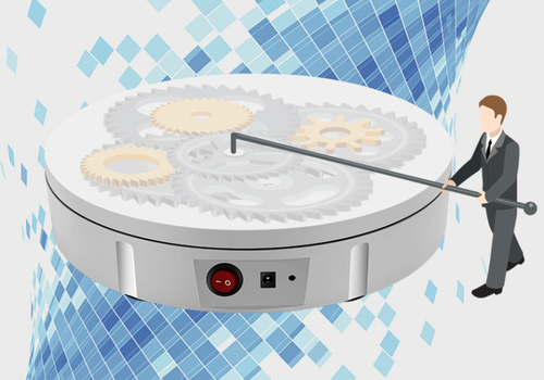360 Degree Rotating motorized display stand Turntable 220 lbs 11.8 * 2.36 in - Picture 2 of 4