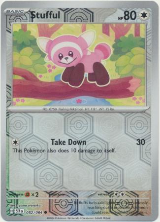 STUFFUL 052/064 SHROUDED FABLE POKEMON (REVERSE HOLO, NM)