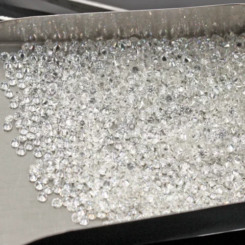 1.7 mm E White Color Brilliant Round Cut 100% Natural Certified Diamond Lot - Image 3 of 4