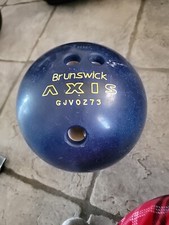 Brunswick AXIS Bowling Ball Blue Sparkling 10 Lbs GJV0273
