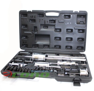 Complete Set Auto Truck Diesel Injector Extractor Slide Hammer Puller Extractor