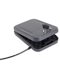 Hornady Portable Lock Box for Guns and Valuables Large, Black, 9.5 x 6.5 x 1.75