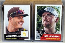 2022 TOPPS LIVING SET WEEK 7 #493 MANNY MACHADO #494 LIAM HENDRIKS WHITE SOX