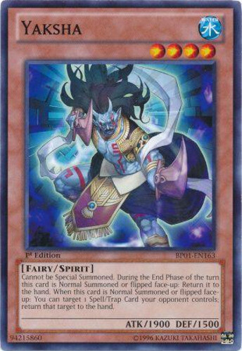 Yaksha BP01-EN163 Common 1st Edition MP Yugioh Card