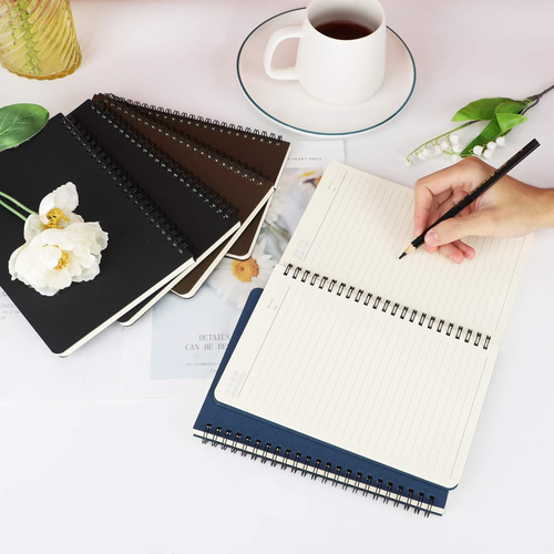 Spiral Lined Notebook, A5 6 Packs 5.5" X 8.3" 120 Pages Lined Journal - Picture 9 of 12