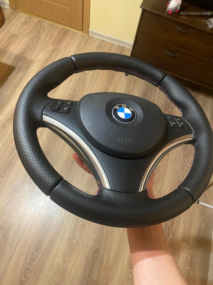 OEM BMW Sport Steering Wheel E90 E91 E92 E93 M3 E82 E81 E87 E88 1 3 Series - Image 4 of 4