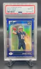 2024 Panini Donruss Optic - Drake Maye #229 (RC) Rated Rookie Blue Hyper PSA 10