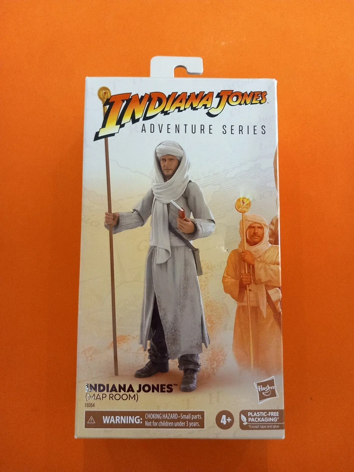 FIGURINE HASBRO INDIANA JONES FIGURINE ARTICULEE INDIANA JONES MAP ROOM NEUF - Photo 1/2
