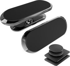 TT C 2-Pack Magnetic Phone Mount for Car Dashboard - Air Vent 2-Pack, Black