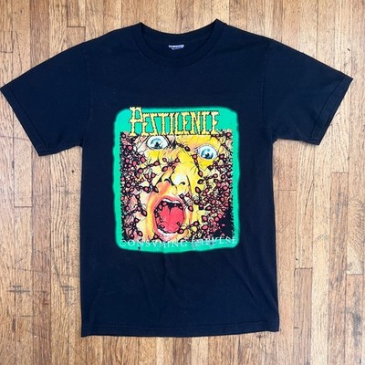 Authentic Vintage Late 1990s Pestilence ''Consuming Impulse'' T-Shirt size small
