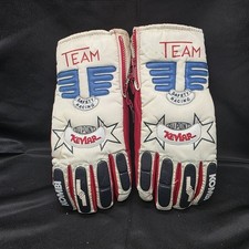 Vintage KOMBI Team Safety Racing DuPont Kevlar Thermolite Ski Gloves Men's XL