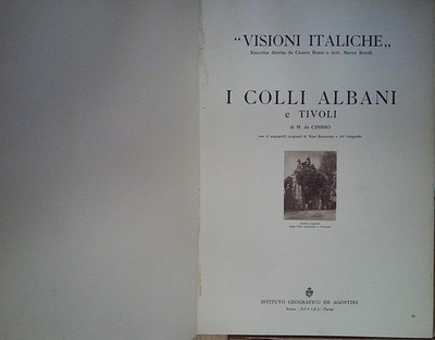 Cimbro I COLLI ALBANI E TIVOLI VISIONI ITALICHE