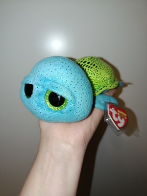 Seltene USA TY Beanie Boos - Cara die Schildkröte - SeaWorld exklusives 6 Zoll Stofftier