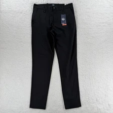 Dockers Alpha Khaki Pants Mens 32x32 Black Smart 360 Tech Stretch Chino NWT