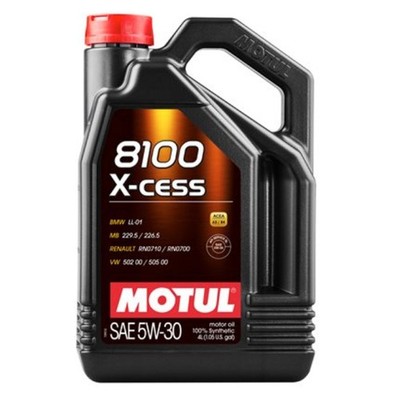 8100 X-Cess 5w30 Oil Case 4 x 5 Liter