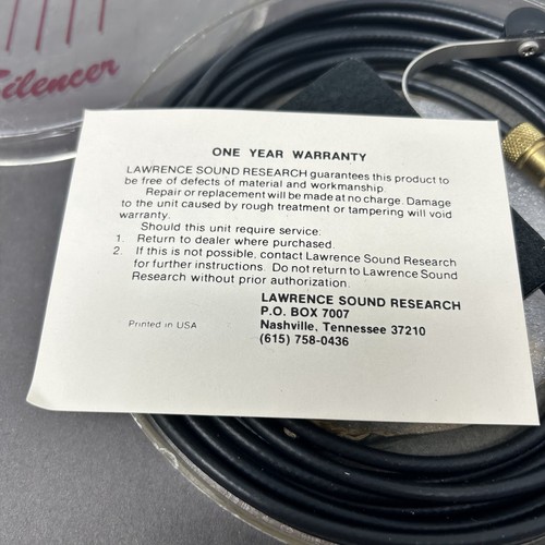 Vintage BILL LAWRENCE FT-145 The Silencer Soundhole Pickup For Acoustic Guitar4 - Picture 7 of 7