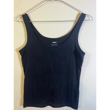 Sonoma Womens Tank Top The Everyday Tank Black Size M