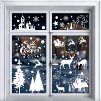 Fensterbilder Weihnachten 148 Statisch Selbstklebend Winter Schneeflocken