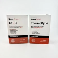 Novex Biotech Growth Factor 9 + ThermoDyne GF-9 120 Caps ThermoDyne 120 Tablets