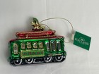 Kurt Adler Glass Ornament for Christmas Tree, San Francisco Streetcar NWT — photo 6