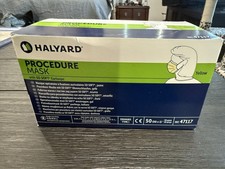 Halyard Procedure Mask Pleated 50 per Box 47117