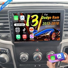Car Radio Manual AC Stereo for Dodge Ram 2013-19 1500 2500 3500 Carplay/Android