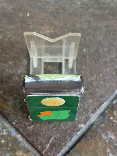 2002 Golf Zippo And Greenskeeper Ball Markers Kit In Metal Tin - Picture 7 of 21