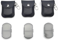 VOFOON 3 Pack Small Pill Organizer, Travel Pill Box for Purse, Keychain Pill Hol